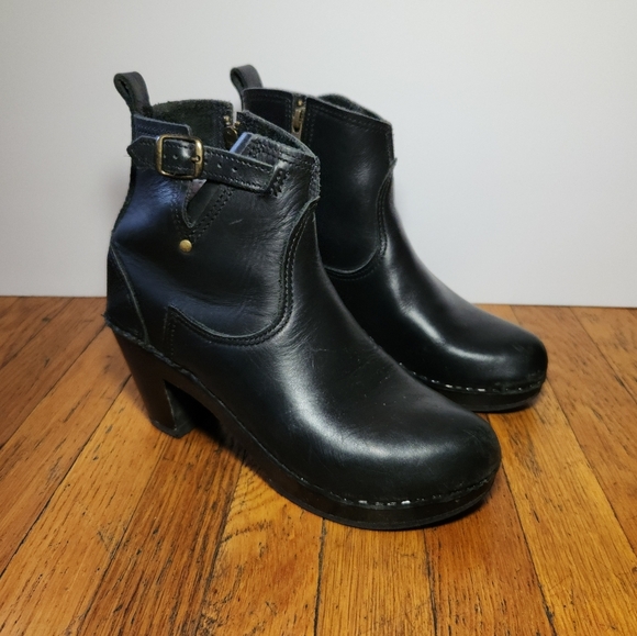 NO. 6 Black Heeled Ankle Boots - Picture 3 of 13